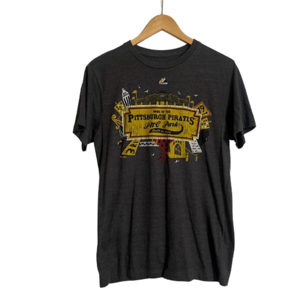 Majestic Pittsburgh Pirates Tee - Charcoal